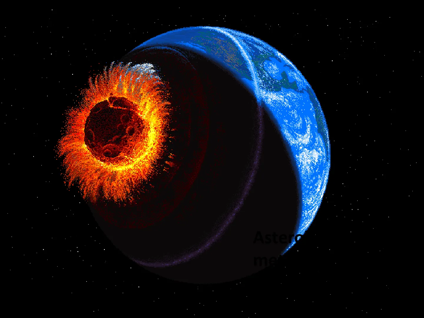 Asteroider er sten og metallobjekt som igjen er partikler fra Solen. Asteroider kan bli fra 1000 km i diameter, til små stener.